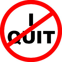 quit