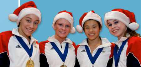 Christmas-gymnasts