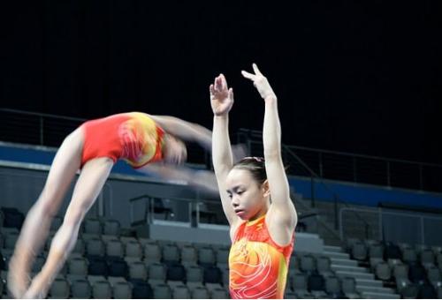 Chinese gymnasts