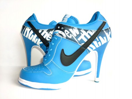 nike with high heels