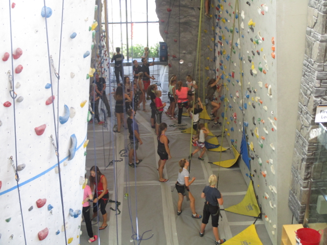 climbing & bouldering at Elevation Place